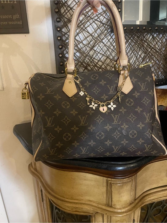 Louis Vuitton Handbags - 🔻SOLD🔻 Louis Vuitton Brown Monogram Canvas Satchel with Light Beige Trim